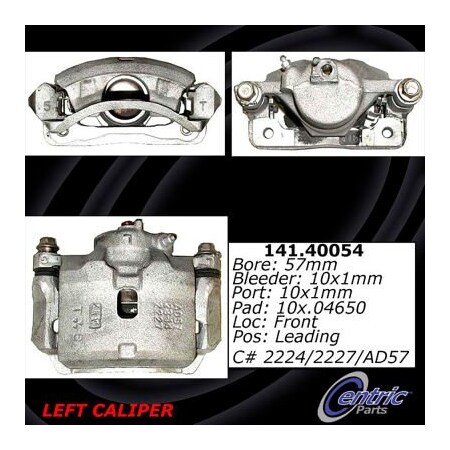 Centric Centric Semi-Loaded Brake Caliper, Centric Parts 141.40054 141.40054